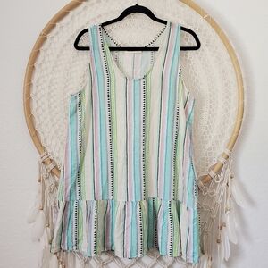 New Collection 100% Linen Mini Dress Women's Western Rodeo Coastal Cowgirl